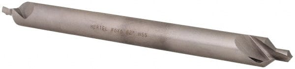 Hertel - #6 Plain Cut 82° Incl Angle High Speed Steel Combo Drill & Countersink - Apex Tool & Supply