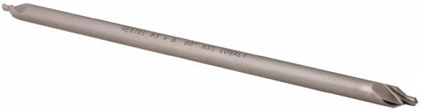 Hertel - #3 Plain Cut 60° Incl Angle Cobalt Combo Drill & Countersink - Apex Tool & Supply