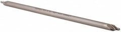 Hertel - #3 Plain Cut 60° Incl Angle Cobalt Combo Drill & Countersink - Apex Tool & Supply