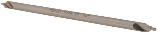 Hertel - #1 Plain Cut 90° Incl Angle High Speed Steel Combo Drill & Countersink - Apex Tool & Supply