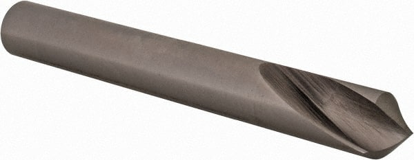 Hertel - 3/8" Body Diam, 90°, 3-1/2" OAL, High Speed Steel Spotting Drill - Apex Tool & Supply