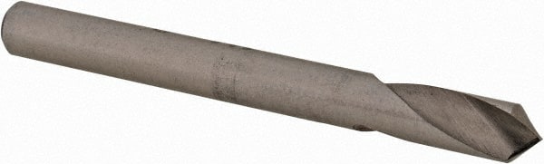 Hertel - 1/8" Body Diam, 90°, 1-1/4" OAL, High Speed Steel Spotting Drill - Apex Tool & Supply