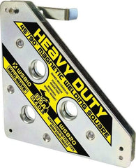 Mag-Mate - 8" Wide x 3/4" Deep x 8" High, Ceramic Magnetic Welding & Fabrication Square - 160 Lb Average Pull Force - Apex Tool & Supply