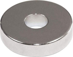 Mag-Mate - 3/8" Diam, 0.1" Cup Height, 0.1" Overall Height, 4 Lb Average Pull Force, 4 Lb Max Pull Force, Neodymium Rare Earth Cup Magnet - Through Hole Style, 0.136" Cup ID - Apex Tool & Supply