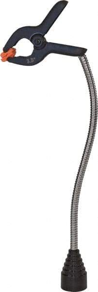 Mag-Mate - 31.75mm Long x 4" Wide x 330.2mm High Magnetic Indicator Base with Holders - 1-1/8" Base Diam, 20 Lb Magnetic Pull, 203.2mm Rod Length, Flexible Arm - Apex Tool & Supply