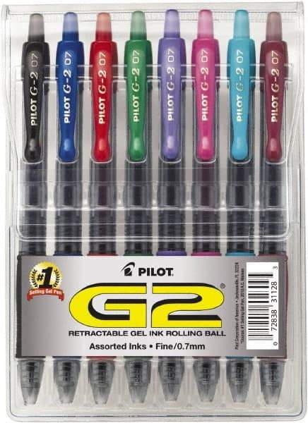 Pilot - Conical Roller Ball Pen - Assorted Colors - Apex Tool & Supply