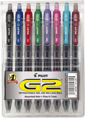 Pilot - Conical Roller Ball Pen - Assorted Colors - Apex Tool & Supply