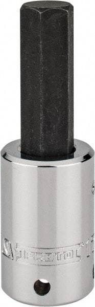 Proto - 1/2" Drive, 17mm Hex Bit Socket - 4" OAL, 2" Bit Length, Tethered - Apex Tool & Supply