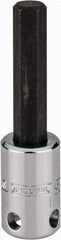 Proto - 3/8" Drive, 9mm Hex Bit Socket - 2-23/32" OAL, 1-5/8" Bit Length, Tethered - Apex Tool & Supply