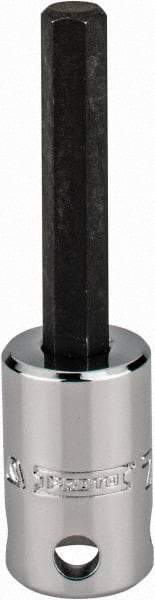 Proto - 3/8" Drive, 7mm Hex Bit Socket - 2-23/32" OAL, 1-5/8" Bit Length, Tethered - Apex Tool & Supply