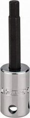 Proto - 3/8" Drive, 7/32" Hex Bit Socket - 2-23/32" OAL, 1-5/8" Bit Length, Tethered - Apex Tool & Supply