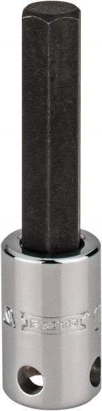 Proto - 3/8" Drive, 10mm Hex Bit Socket - 2-23/32" OAL, 1-5/8" Bit Length, Tethered - Apex Tool & Supply
