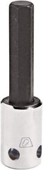 Proto - 1/2" Drive, 12mm Hex Bit Socket - 3-1/4" OAL, 1-3/4" Bit Length, Tethered - Apex Tool & Supply