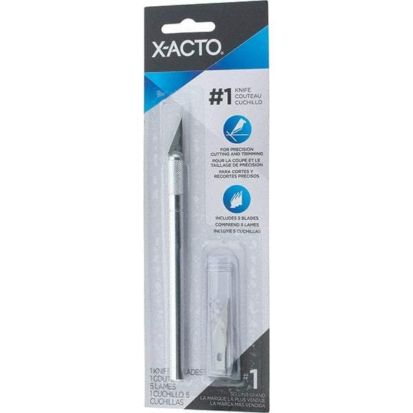 Elmer's - Knife Sets - #1 KNIFE W/5 #11 BLDS XACTO KNIFE SET - Apex Tool & Supply