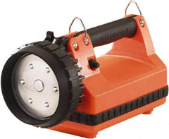 Streamlight - White LED Bulb, 615 Lumens, Spotlight/Lantern Flashlight - Orange Plastic Body, 1 6V Battery Included - Apex Tool & Supply