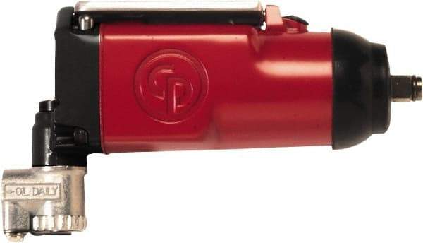 Chicago Pneumatic - 3/8" Drive, 9,500 RPM, 90 Ft/Lb Torque Impact Wrench - Butterfly Handle, 1,400 IPM, 13 CFM, 90 psi, 1/4" NPT Inlet - Apex Tool & Supply