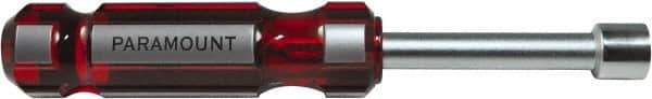 Paramount - 1/2" Solid Shaft Nutdriver - Color Coded Handle, 7-1/8" OAL - Apex Tool & Supply