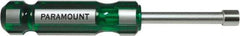 Paramount - 11/32" Solid Shaft Nutdriver - Color Coded Handle, 7-1/8" OAL - Apex Tool & Supply