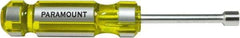 Paramount - 5/16" Solid Shaft Nutdriver - Color Coded Handle, 7-1/8" OAL - Apex Tool & Supply