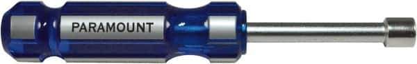 Paramount - 10mm Solid Shaft Nutdriver - Color Coded Handle, 7-1/8" OAL - Apex Tool & Supply