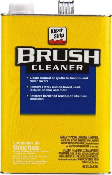 Klean-Strip - 1 Gal Brush Cleaner - 24 gL VOC Content, Comes in Metal Can - Apex Tool & Supply
