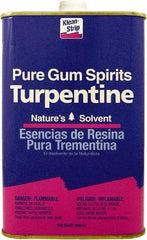 Klean-Strip - 1 Qt Turpentine - 859 gL VOC Content, Comes in Metal Can - Apex Tool & Supply