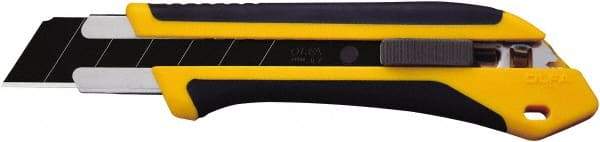 Olfa - Snap Utility Knife - 4.96" High Carbon Tool Steel Blade, Elastomer & Fiber Reinforced Polymer Handle, 1 Blade Included - Apex Tool & Supply