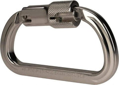 PRO-SAFE - 5,000 Lb. Capacity Locking Carabiner - 3/4 Inch, Autolocking Gate, Aluminum - Apex Tool & Supply