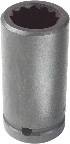 Proto - 3/4" Drive 19mm Deep Impact Socket - 12 Points, 3-1/8" OAL - Apex Tool & Supply