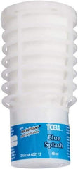 Rubbermaid - 48 mL Air Freshener Dispenser Refill - Blue Splash, Compatible with TCell Odor Control System Dispensers - Apex Tool & Supply
