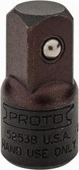 Proto - 1/2 Male 3/8 Female Drive Adapter - 1-7/16" OAL - Apex Tool & Supply