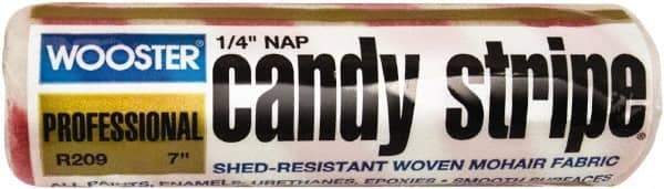 Wooster Brush - 1/4" Nap, 7" Wide Paint Roller Cover - Smooth Texture, Mohair - Apex Tool & Supply