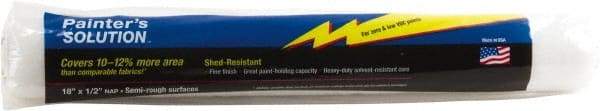 Wooster Brush - 1/2" Nap, 18" Wide Paint Roller Cover - Semi-Rough Texture, Woven - Apex Tool & Supply