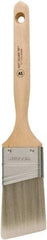 Wooster Brush - 1-1/2" Angled Synthetic Sash Brush - 2-7/16" Bristle Length, 7.13" Wood Fluted Handle - Apex Tool & Supply