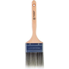 Wooster Brush - 3" Flat Synthetic Sash Brush - 2-15/16" Bristle Length, 7.44" Wood Fluted Handle - Apex Tool & Supply