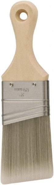 Wooster Brush - 2" Angled Synthetic Sash Brush - 2-11/16" Bristle Length, 3.31" Wood Short Handle - Apex Tool & Supply