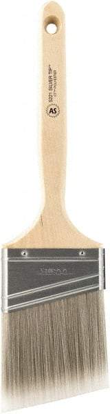 Wooster Brush - 3" Angled Synthetic Sash Brush - 2-15/16" Bristle Length, 7.13" Wood Fluted Handle - Apex Tool & Supply