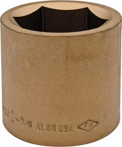 Ampco - 1-7/8", 3/4" Drive, Standard Hand Socket - 6 Points, 2-9/16" OAL, Aluminum Bronze - Apex Tool & Supply