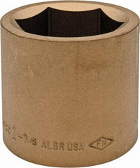 Ampco - 1-7/8", 3/4" Drive, Standard Hand Socket - 6 Points, 2-9/16" OAL, Aluminum Bronze - Apex Tool & Supply