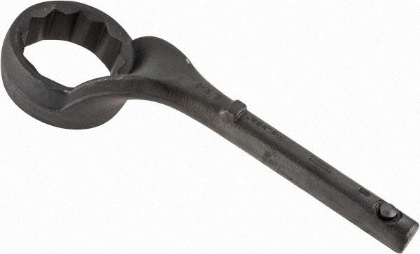 Proto - 2-15/16" 12 Point Pull Wrench - Single End, 14-5/16" OAL, Steel, Black Finish - Apex Tool & Supply