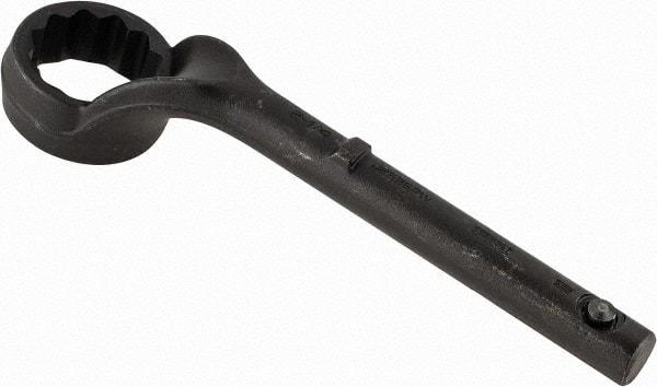 Proto - 2-1/4" 12 Point Pull Wrench - Single End, 13-5/8" OAL, Steel, Black Finish - Apex Tool & Supply