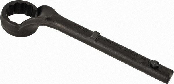 Proto - 1-5/8" 12 Point Pull Wrench - Single End, 10-15/16" OAL, Steel, Black Finish - Apex Tool & Supply