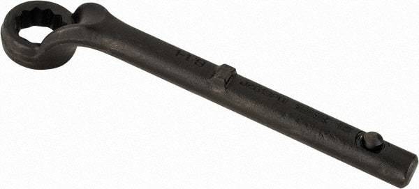 Proto - 1-1/8" 12 Point Pull Wrench - Single End, 10-11/16" OAL, Steel, Black Finish - Apex Tool & Supply