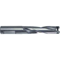 Guhring - 27.55mm Max Diam, 3xD, 31.75mm Shank Diam, 198mm OAL, Replaceable Tip Drill - HT 800 WP Insert, 27.505 HT800 Toolholder, Series 4107 - Apex Tool & Supply