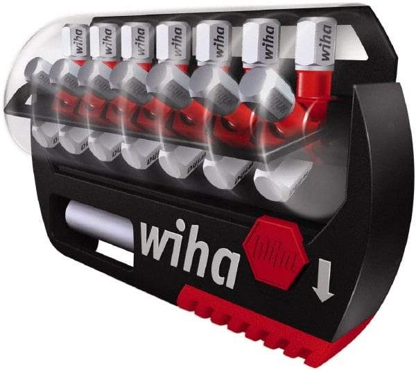 Wiha - 8 Piece, Bit Set - Torx, Phillips, Square Point - Apex Tool & Supply