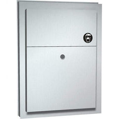 ASI-American Specialties, Inc. - Feminine Hygiene Product Receptacles Material: Stainless Steel Color: Silver - Apex Tool & Supply