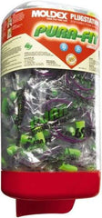 Moldex - Pull Out Disposable with 33 dB Earplugs - Bright Green Earplugs, 150 Pairs, Wall Mount - Apex Tool & Supply