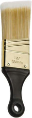 Ability One - 3" Flat Synthetic Sash Brush - 1-1/2" Bristle Length, 3" Short Handle - Apex Tool & Supply