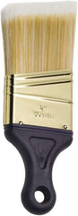 Ability One - 2-1/2" Flat Synthetic Sash Brush - 2" Bristle Length, 2-3/8" Short Handle - Apex Tool & Supply