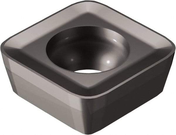 Sandvik Coromant - R210090414 PM Grade S30T Carbide Milling Insert - TiAlN2 Finish, 4.5mm Thick, 9.5mm Inscribed Circle, 1.4mm Corner Radius - Apex Tool & Supply